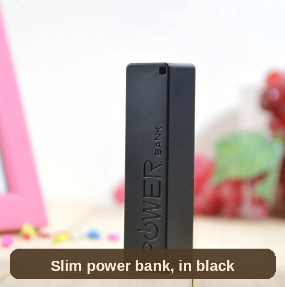 The black power bank for the Humidifier Lamp - cordless warmth and mist, wherever you settle.