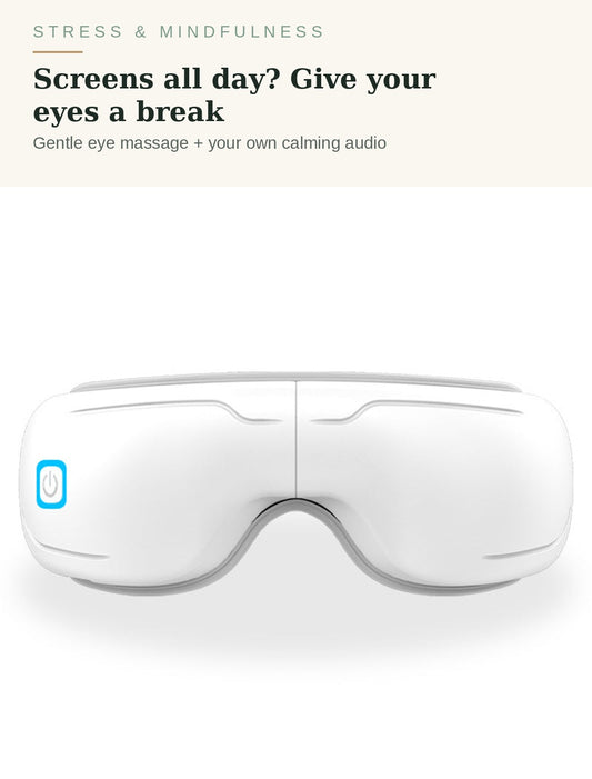 Bluetooth eye massager - screens all day? Give your eyes a break